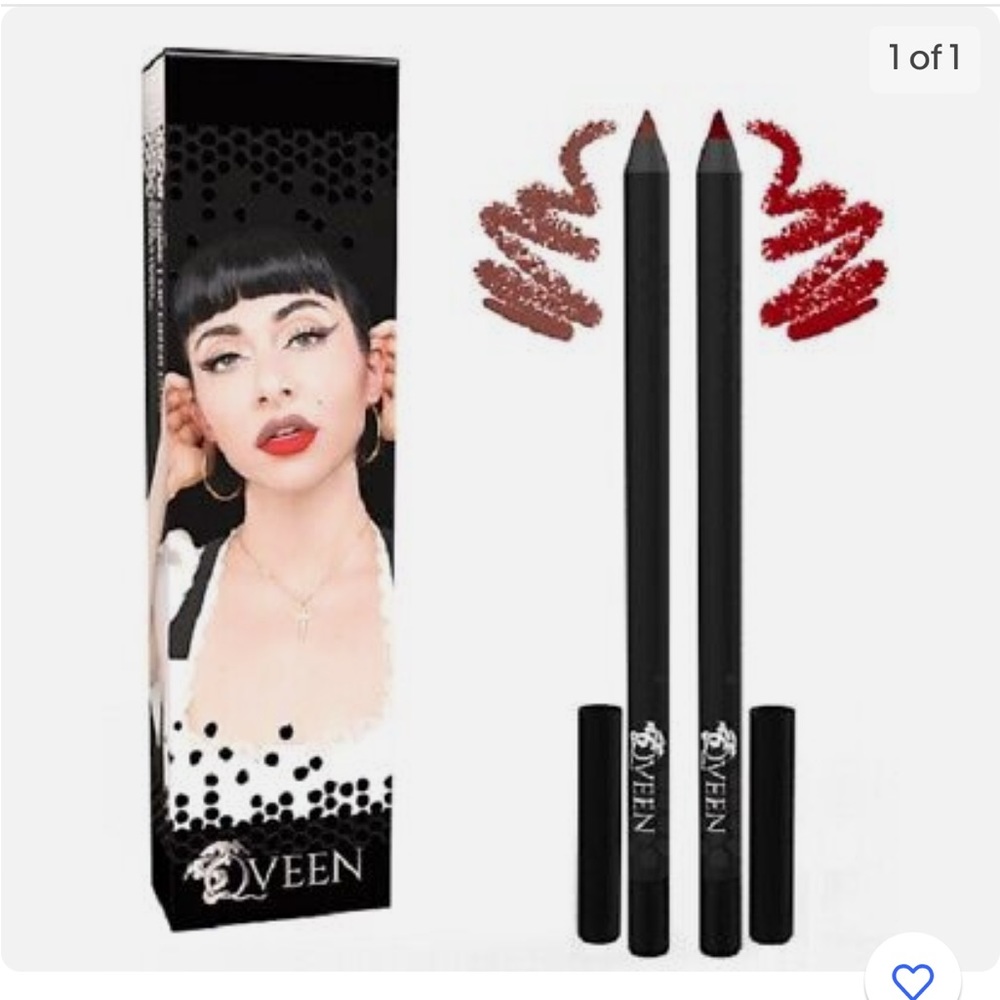 QVEEN STUDIO Queen Studio In Crime Lip Liner Pencil Duo Spray Tan SOS NIB $18
